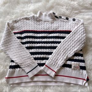 Tommy Hilfiger Vintage Striped Cable Sweater